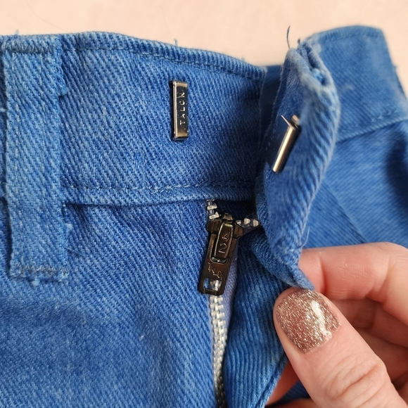 DICKIES x VINTAGE 70's Infant jeans 42 Talon Zipper‎ size 0 Slim - Picture 10 of 10